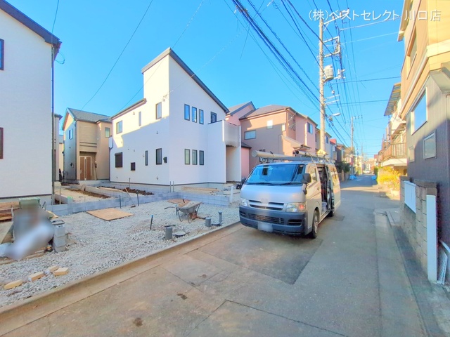 埼玉県戸田市喜沢２丁目の新築戸建て外構写真 2025年11月18日撮影