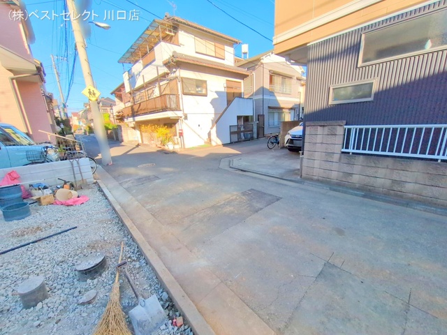 埼玉県戸田市喜沢２丁目の新築戸建て外構写真 2025年11月18日撮影