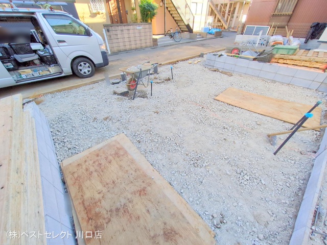 埼玉県戸田市喜沢２丁目の新築戸建て外構写真 2025年11月18日撮影