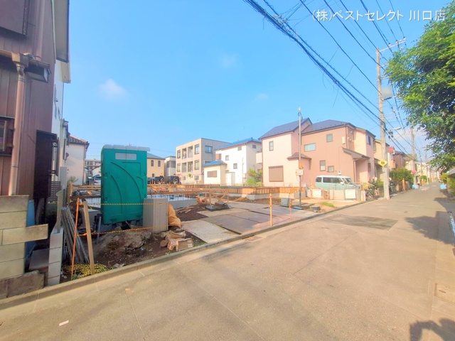 埼玉県戸田市喜沢2丁目の新築戸建て基礎写真 2025年9月9日撮影