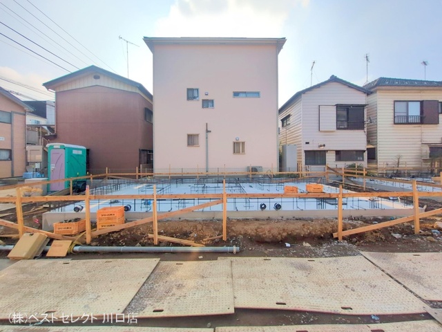 埼玉県戸田市喜沢2丁目の新築戸建て基礎写真 2025年9月9日撮影