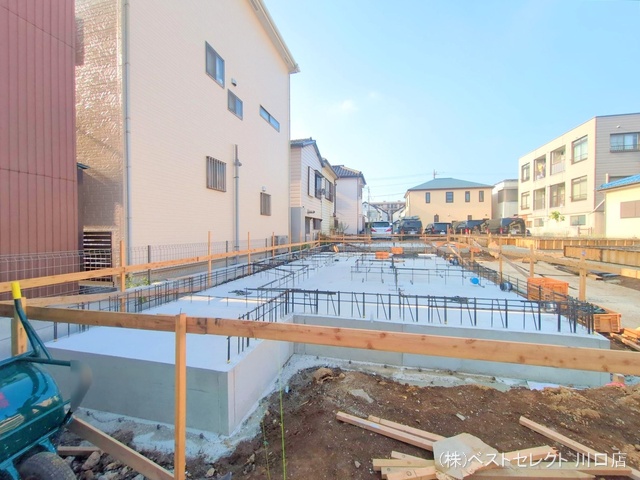 埼玉県戸田市喜沢2丁目の新築戸建て基礎写真 2025年9月9日撮影