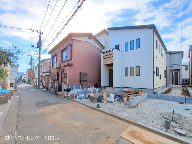 埼玉県戸田市喜沢2丁目の新築戸建て外構写真 2025年11月18日撮影