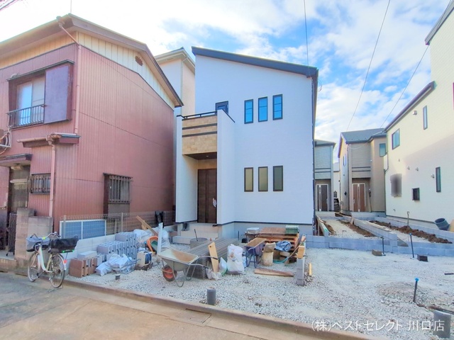 埼玉県戸田市喜沢2丁目の新築戸建て外構写真 2025年11月18日撮影