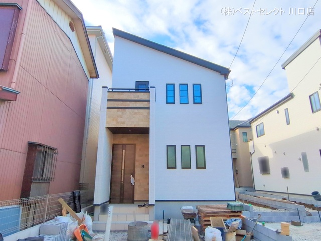 埼玉県戸田市喜沢2丁目の新築戸建て外構写真 2025年11月18日撮影