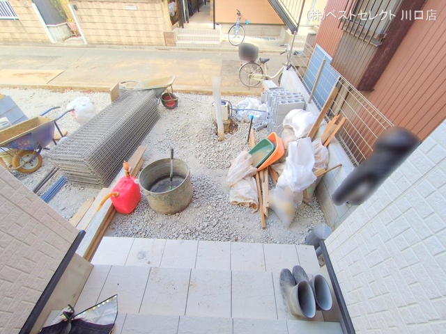 埼玉県戸田市喜沢2丁目の新築戸建て外構写真 2025年11月18日撮影