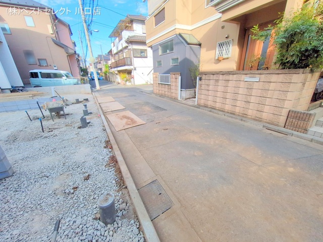 埼玉県戸田市喜沢2丁目の新築戸建て外構写真 2025年11月18日撮影