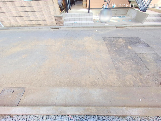 埼玉県戸田市喜沢2丁目の新築戸建て外構写真 2025年11月18日撮影