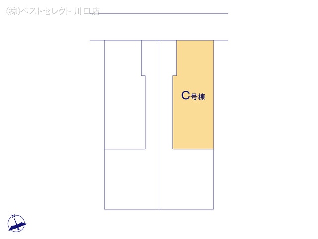埼玉県戸田市喜沢2丁目の新築戸建て全体区画図 ※図面と異なる場合は現況を優先