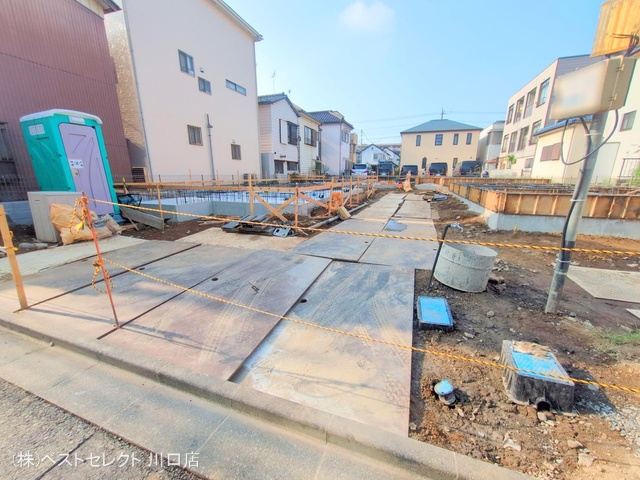 埼玉県戸田市喜沢２丁目の新築戸建て基礎写真 2025年9月9日撮影