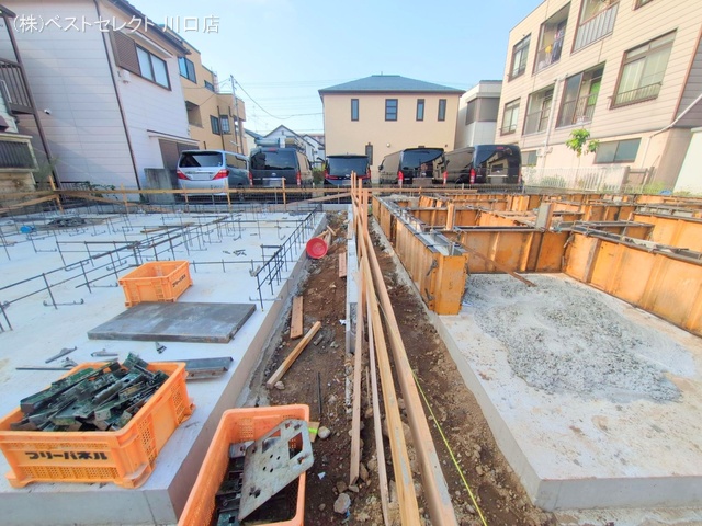 埼玉県戸田市喜沢２丁目の新築戸建て基礎写真 2025年9月9日撮影