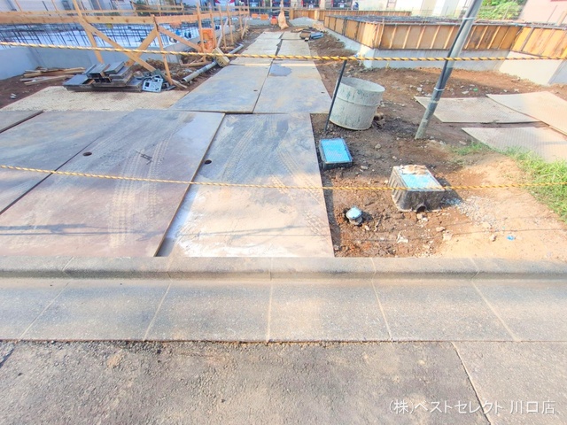 埼玉県戸田市喜沢２丁目の新築戸建て基礎写真 2025年9月9日撮影