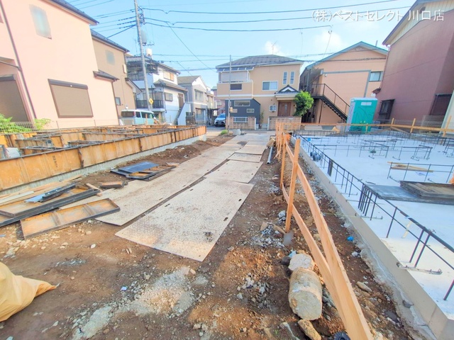 埼玉県戸田市喜沢２丁目の新築戸建て基礎写真 2025年9月9日撮影
