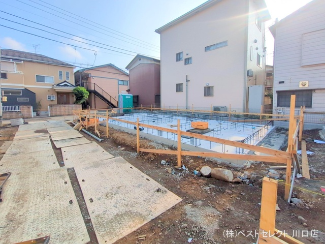 埼玉県戸田市喜沢２丁目の新築戸建て基礎写真 2025年9月9日撮影