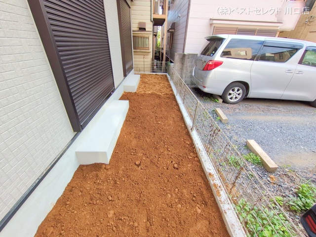 埼玉県戸田市喜沢２丁目の新築戸建て外構写真 2025年11月18日撮影