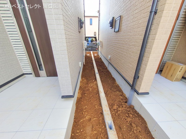 埼玉県戸田市喜沢２丁目の新築戸建て外構写真 2025年11月18日撮影