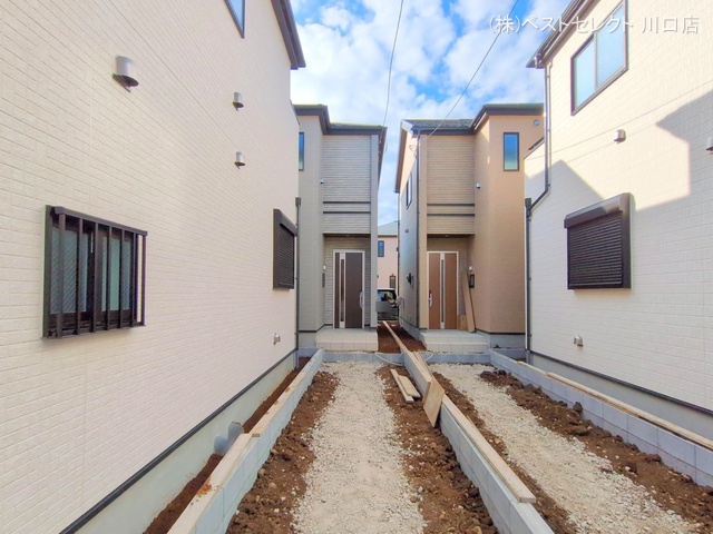 埼玉県戸田市喜沢２丁目の新築戸建て外構写真 2025年11月18日撮影