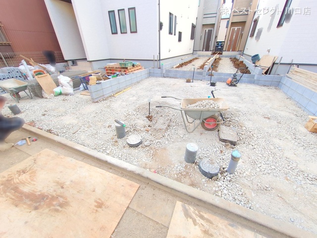 埼玉県戸田市喜沢２丁目の新築戸建て外構写真 2025年11月18日撮影