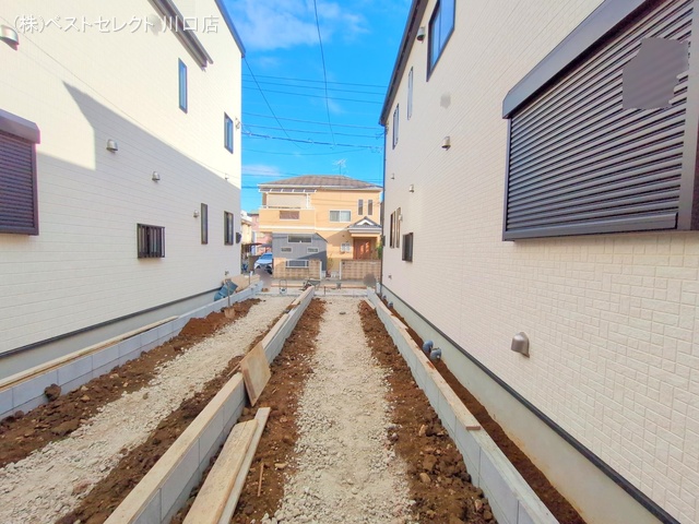 埼玉県戸田市喜沢２丁目の新築戸建て外構写真 2025年11月18日撮影