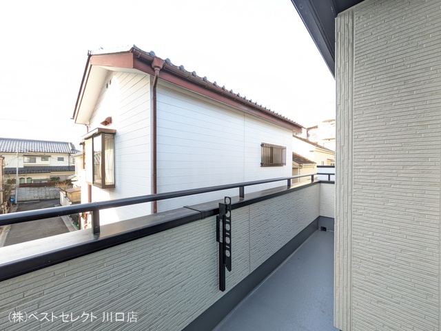 埼玉県蕨市南町４丁目の新築戸建てバルコニー写真 2026年1月14日撮影