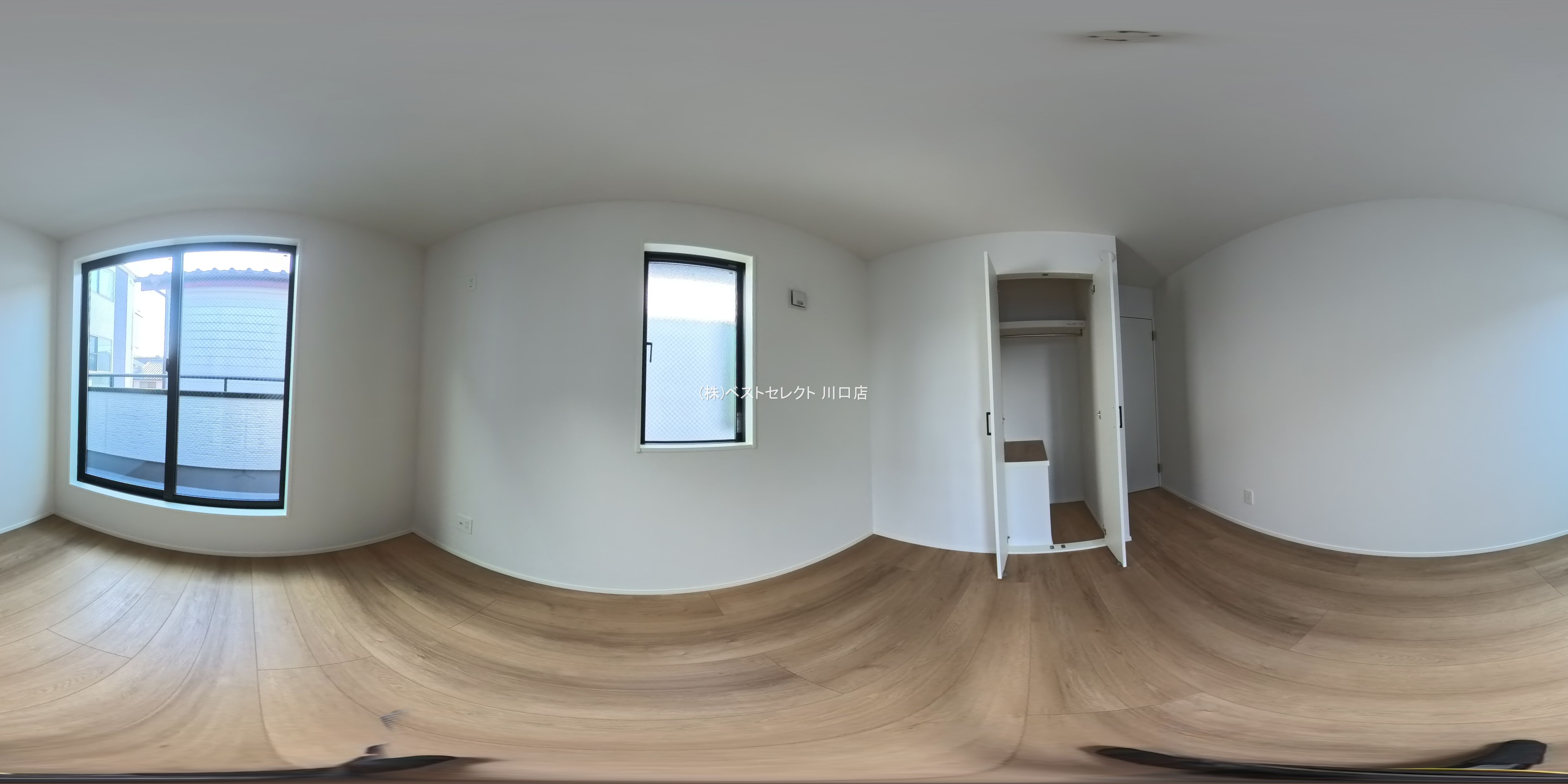 埼玉県蕨市南町４丁目の新築戸建てパノラマ（居室サブ）写真 2026年1月14日撮影