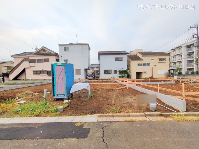 埼玉県蕨市南町４丁目の新築戸建て基礎写真 2025年9月8日撮影