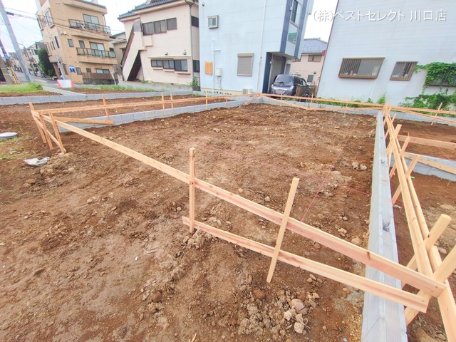 埼玉県蕨市南町４丁目の新築戸建て基礎写真 2025年9月8日撮影