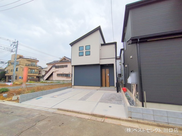 埼玉県蕨市南町４丁目の新築戸建て完成写真 2025年12月2日撮影