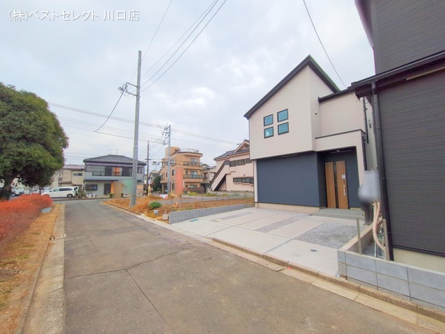 埼玉県蕨市南町４丁目の新築戸建て完成写真 2025年12月2日撮影