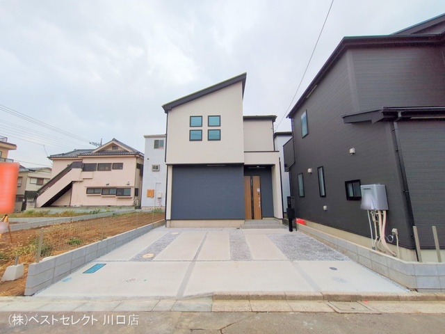 埼玉県蕨市南町４丁目の新築戸建て完成写真 2025年12月2日撮影