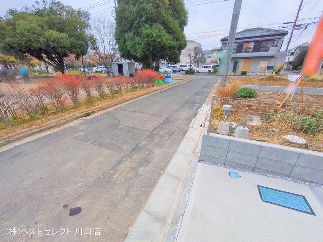 埼玉県蕨市南町４丁目の新築戸建て完成写真 2025年12月2日撮影