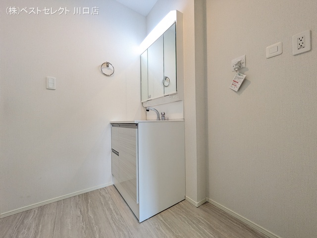 埼玉県蕨市南町４丁目の新築戸建て洗面所写真 2026年1月14日撮影