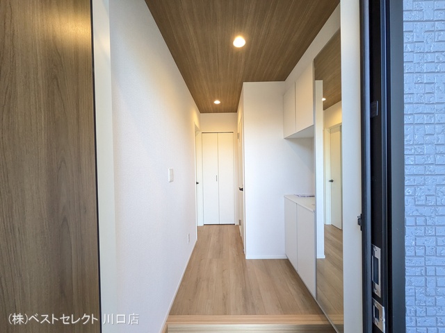 埼玉県蕨市南町４丁目の新築戸建て玄関写真 2026年1月14日撮影