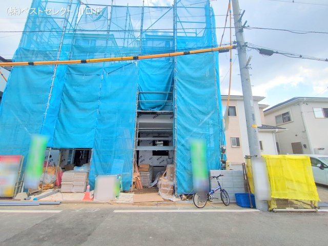 埼玉県川口市八幡木2丁目の新築戸建てシート写真 2025年9月7日撮影