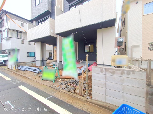 埼玉県川口市八幡木2丁目の新築戸建て外構写真 2025年9月30日撮影