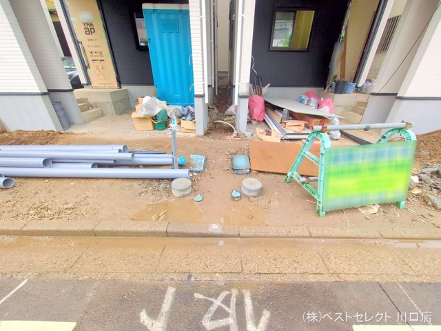 埼玉県川口市八幡木2丁目の新築戸建て外構写真 2025年9月30日撮影