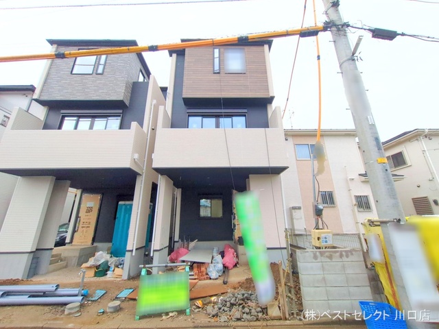 埼玉県川口市八幡木2丁目の新築戸建て外構写真 2025年9月30日撮影