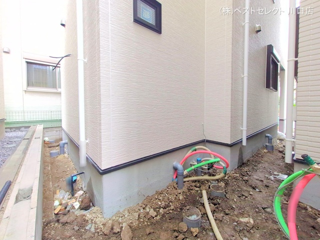 埼玉県川口市八幡木2丁目の新築戸建て外構写真 2025年9月30日撮影