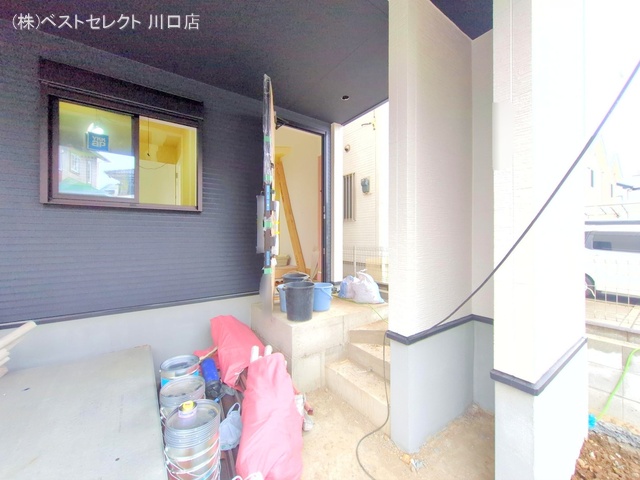 埼玉県川口市八幡木2丁目の新築戸建て外構写真 2025年9月30日撮影