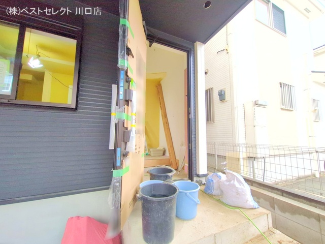 埼玉県川口市八幡木2丁目の新築戸建て外構写真 2025年9月30日撮影