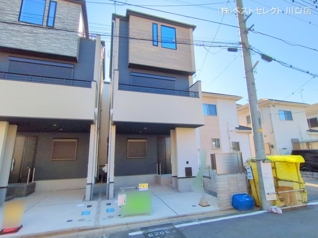 埼玉県川口市八幡木2丁目の新築戸建て完成写真 2025年11月16日撮影