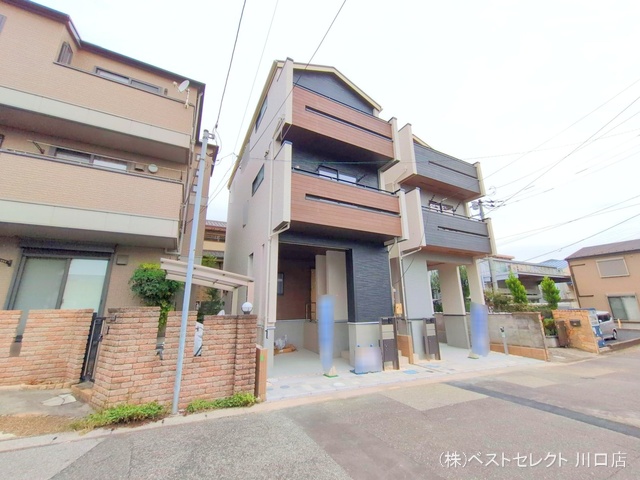 埼玉県川口市差間３丁目の新築戸建て完成写真 2025年10月2日撮影