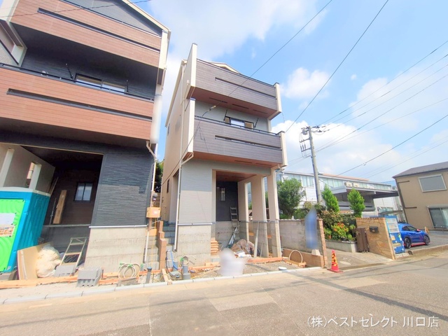 埼玉県川口市差間3丁目の新築戸建て外構写真 2025年9月15日撮影