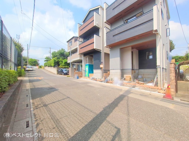 埼玉県川口市差間3丁目の新築戸建て外構写真 2025年9月15日撮影