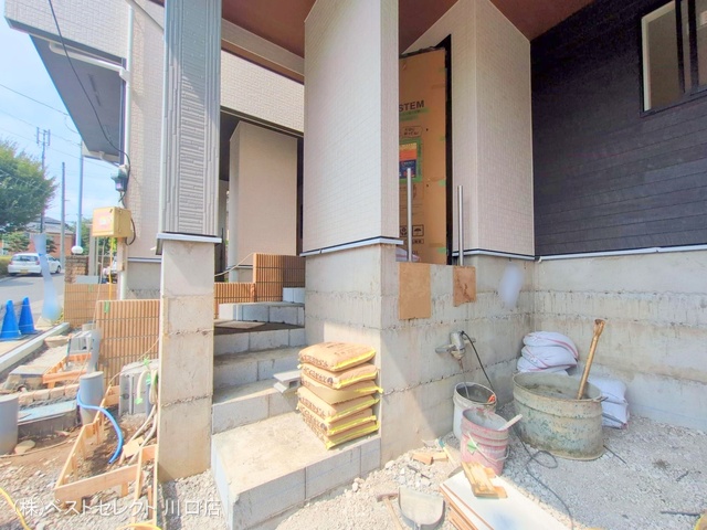 埼玉県川口市差間3丁目の新築戸建て外構写真 2025年9月15日撮影