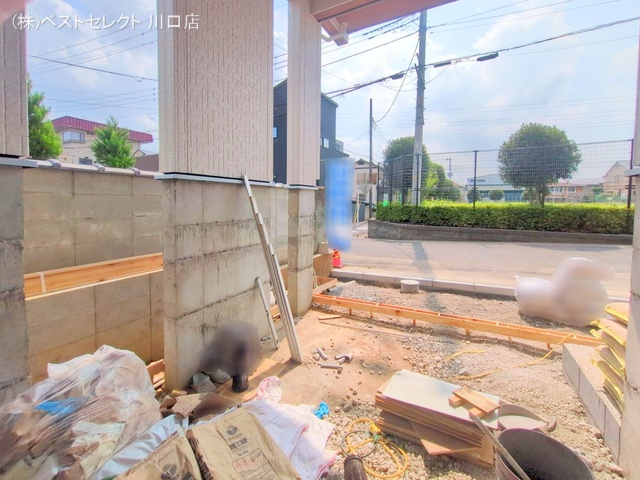 埼玉県川口市差間3丁目の新築戸建て外構写真 2025年9月15日撮影