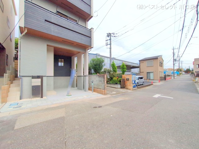 埼玉県川口市差間3丁目の新築戸建て完成写真 2025年10月2日撮影