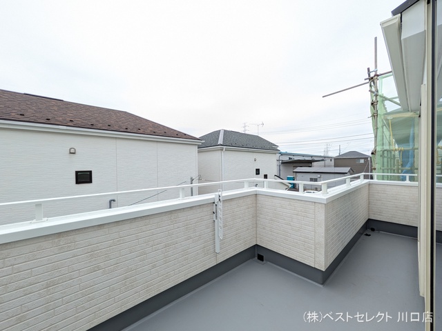 埼玉県川口市大字伊刈の新築戸建てバルコニー写真 2026年2月25日撮影