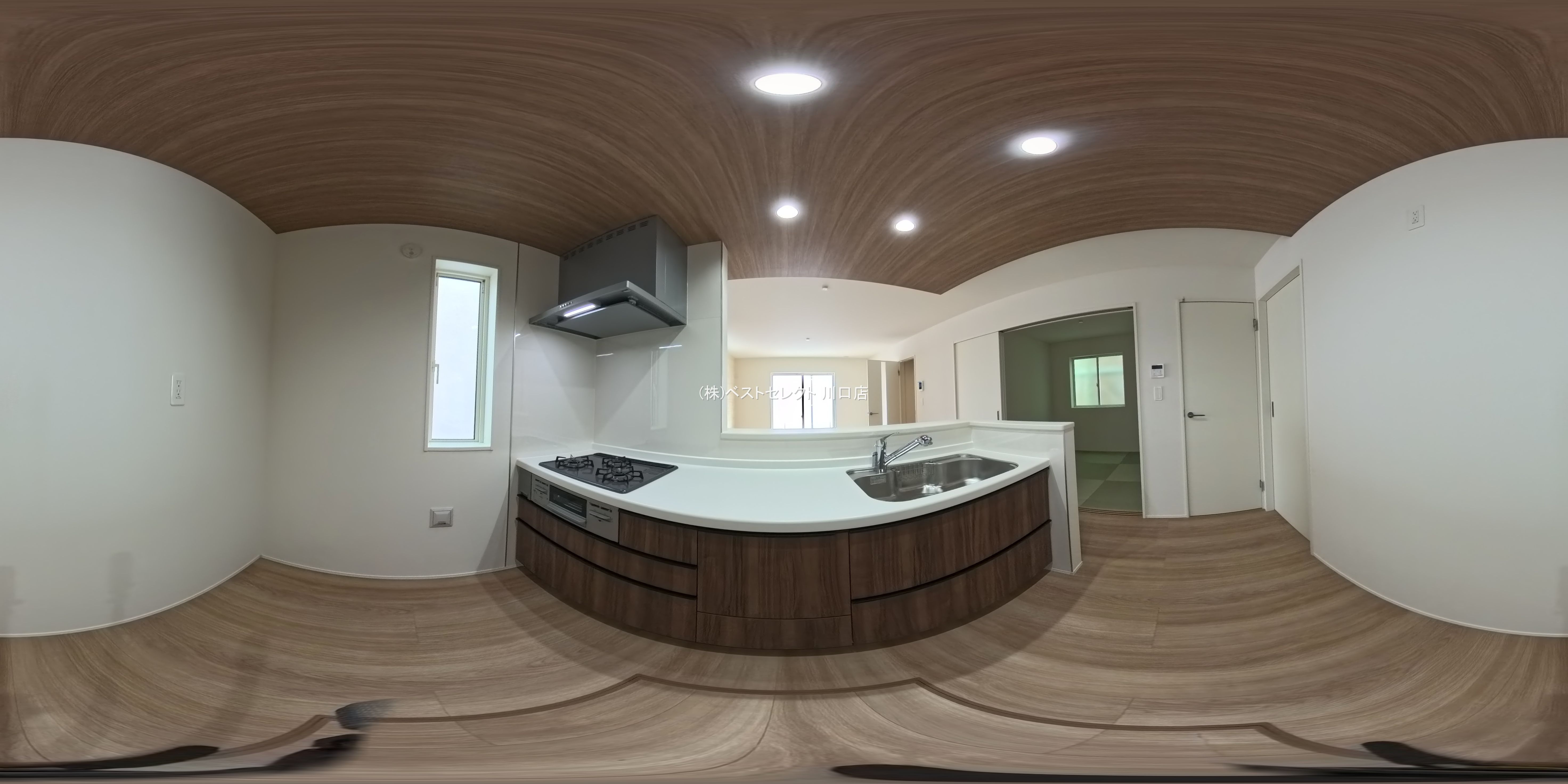 埼玉県川口市大字伊刈の新築戸建てパノラマ（キッチン）写真 2026年2月25日撮影