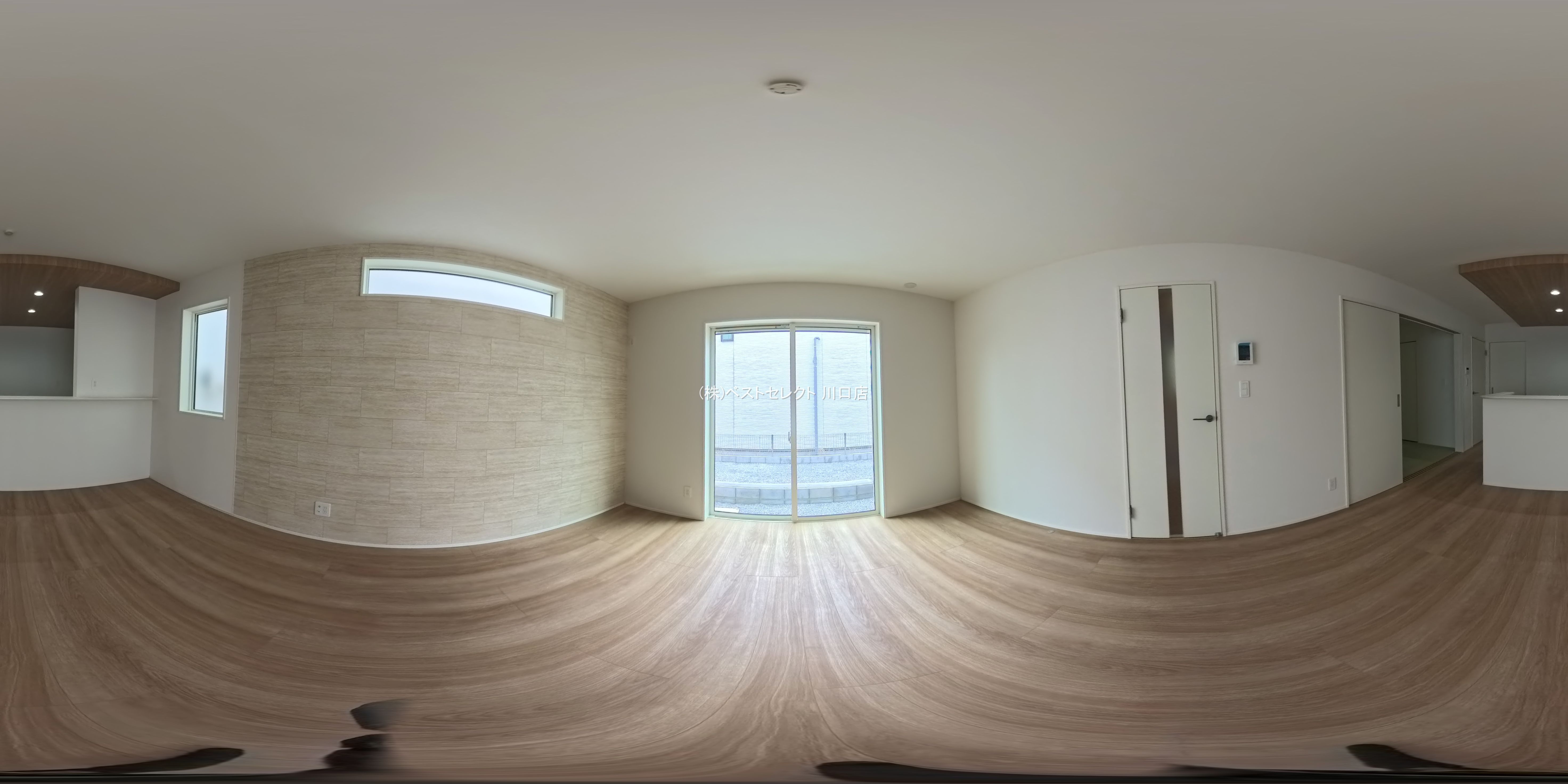 埼玉県川口市大字伊刈の新築戸建てパノラマ（リビング）写真 2026年2月25日撮影